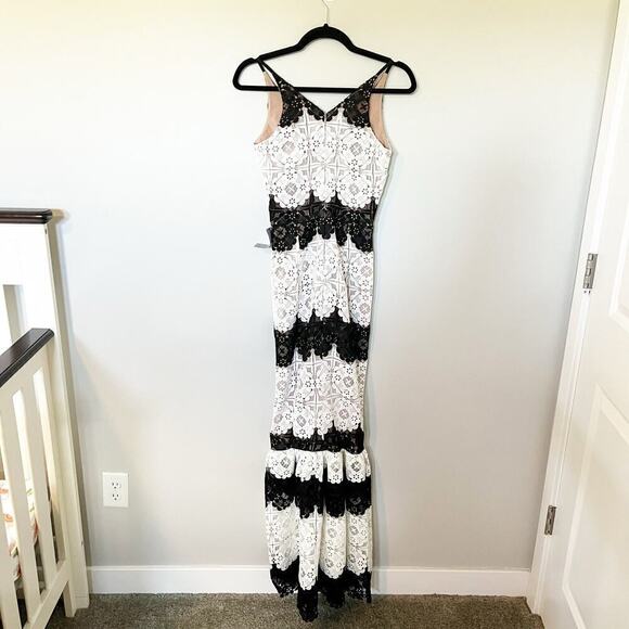 Dress The Population Candace Crochet
Mermaid‎ Gown dress size xs nwt - Picture 5 of 14